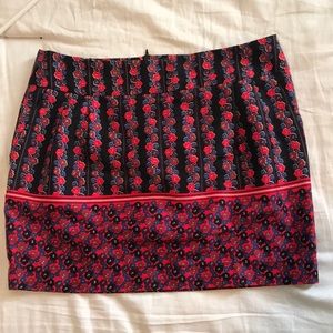 Floral mini skirt- never worn